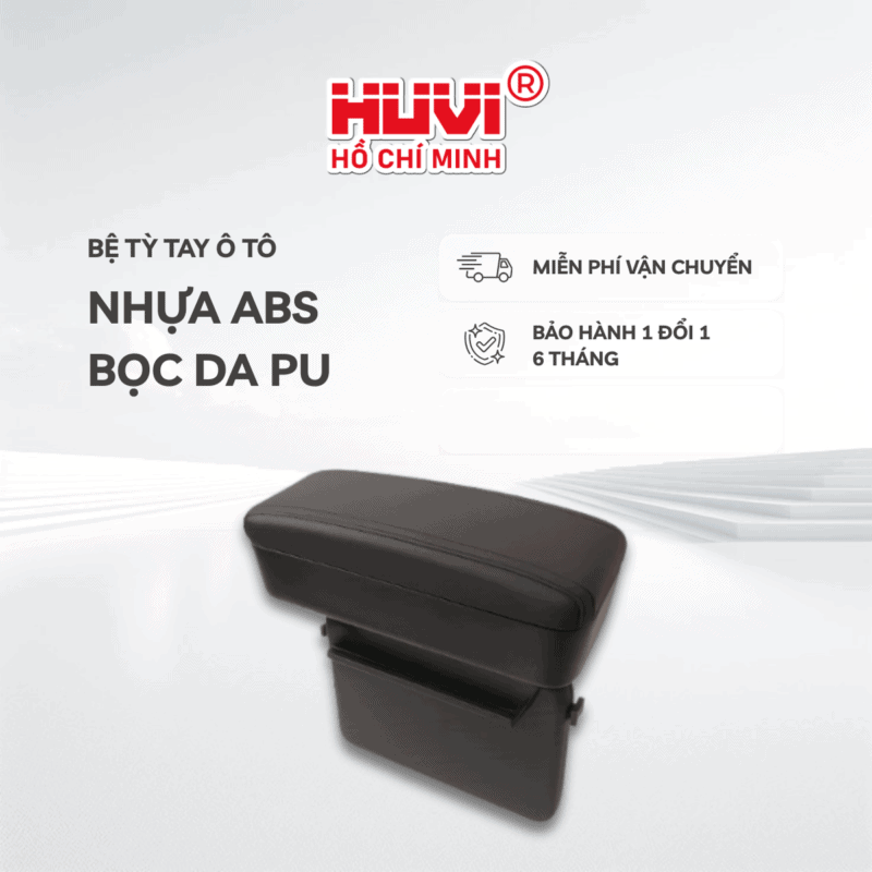 Bệ Tỳ Tay Ô Tô Nhựa ABS Bọc Da PU 