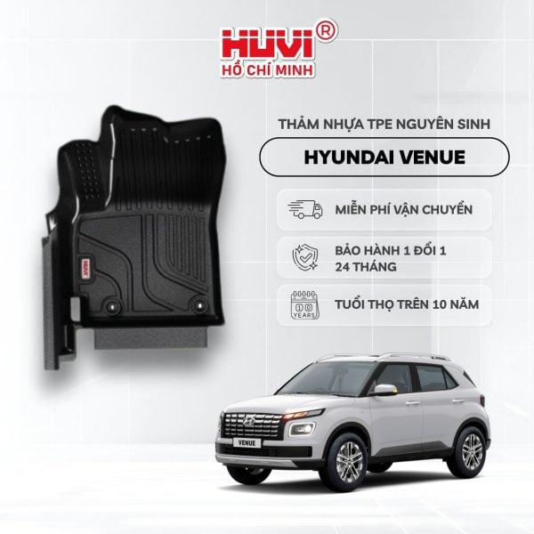 Thảm Lót Sàn Hyundai Venue (2024)