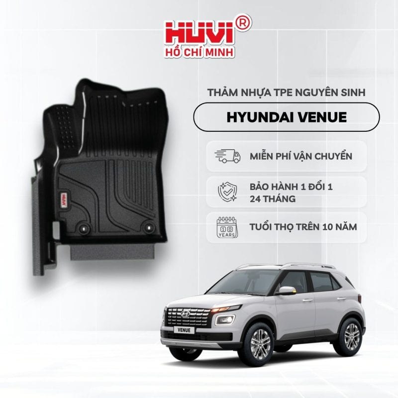 Thảm Lót Sàn Hyundai Venue (2024)