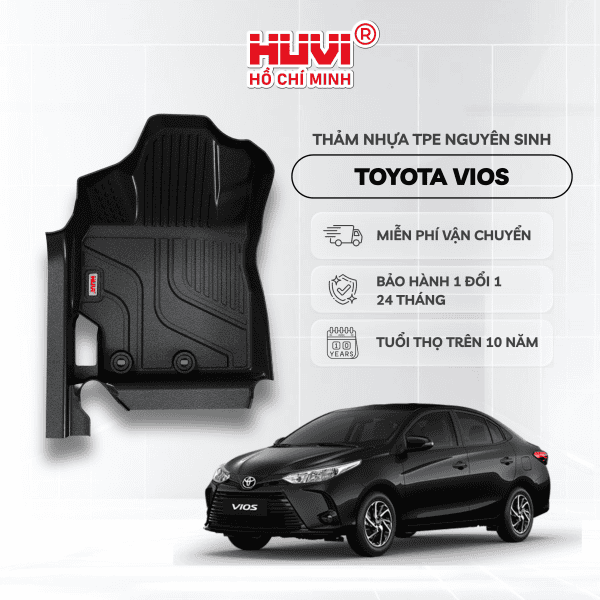 Thảm Lót Sàn Toyota Vios (2018+)