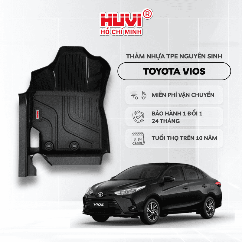 Thảm Lót Sàn Toyota Vios (2018+)
