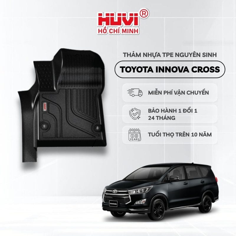 Thảm Lót Sàn Toyota Innova Cross (2023+)