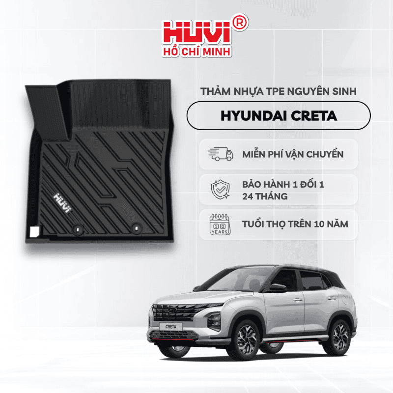 Thảm Lót Sàn Hyundai Creta (2022+)