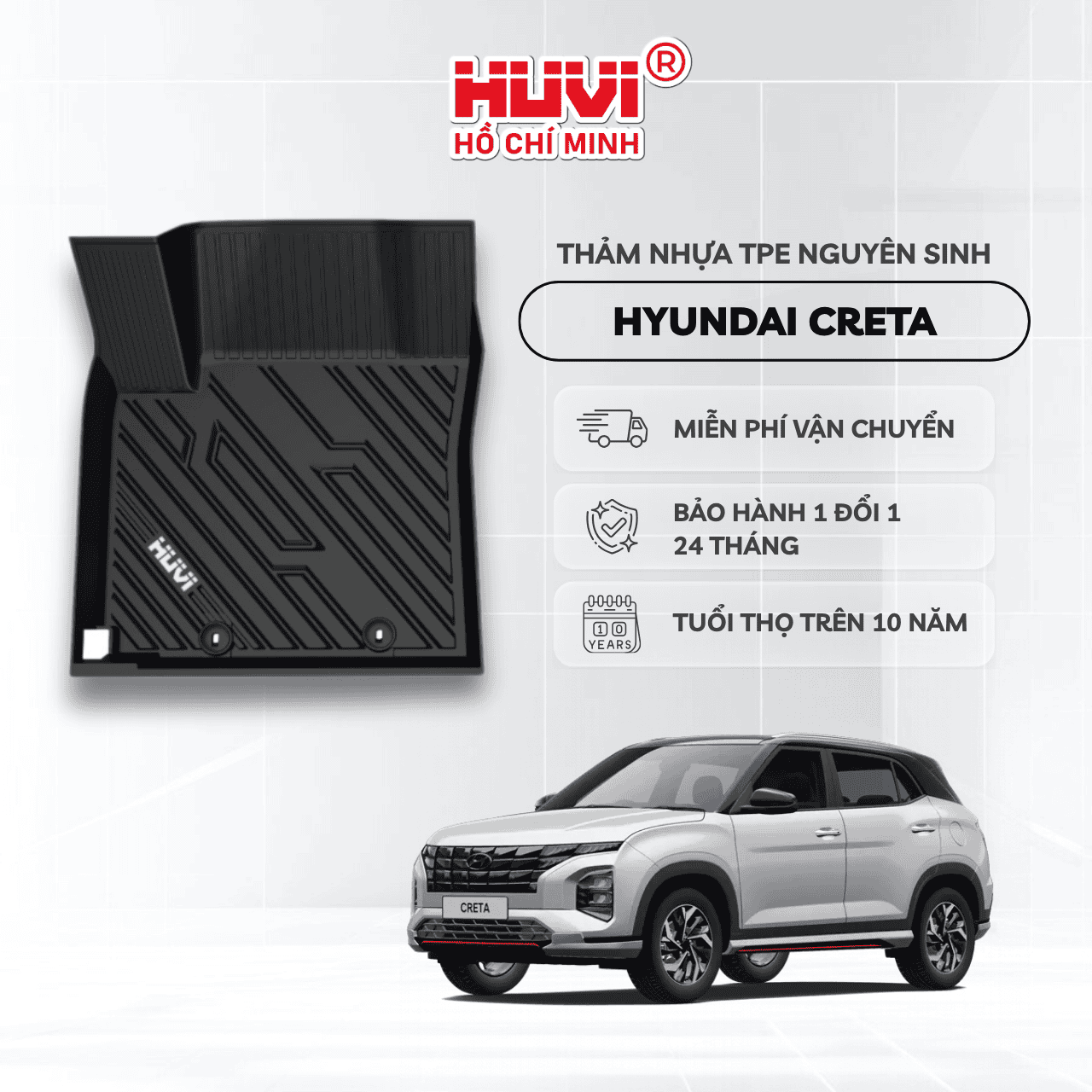 Thảm Lót Sàn Hyundai Creta (2022+)