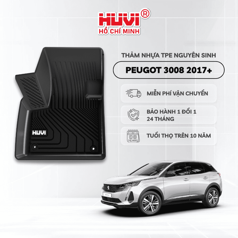 Thảm Lót Sàn Peugeot 3008 (2017+)