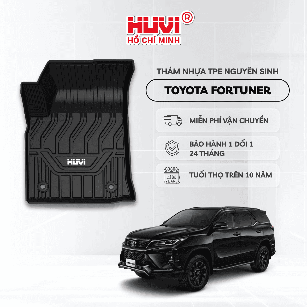 Thảm Lót Sàn Toyota Fortuner (2017+)