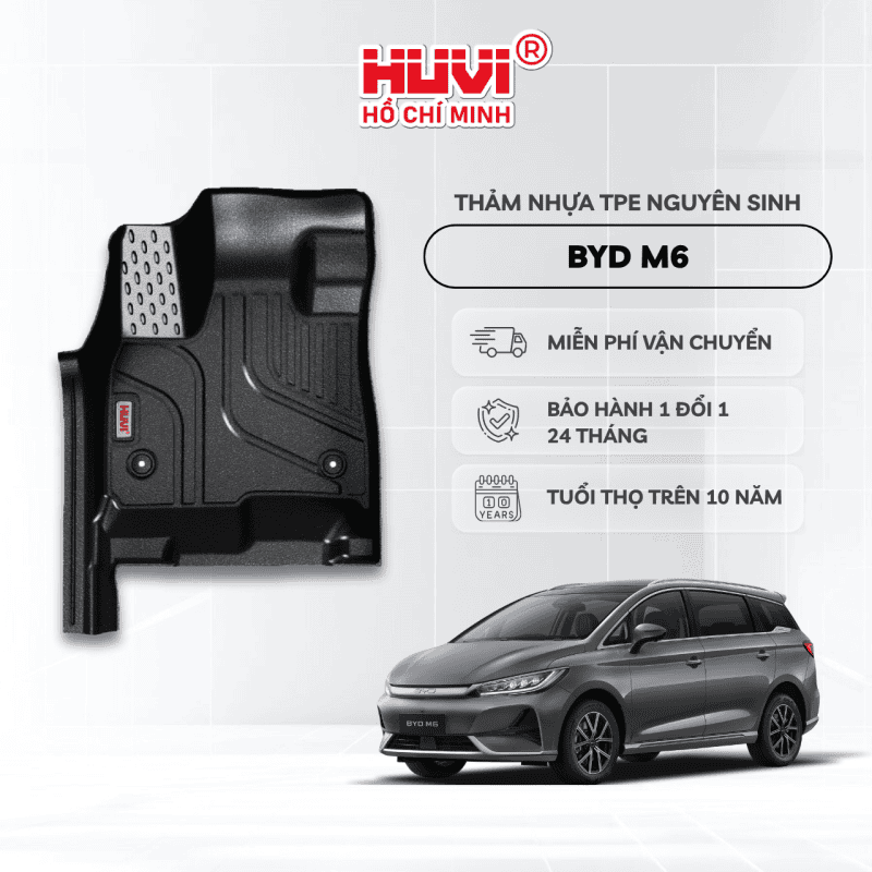 Thảm Lót Sàn BYD M6 (2024+)