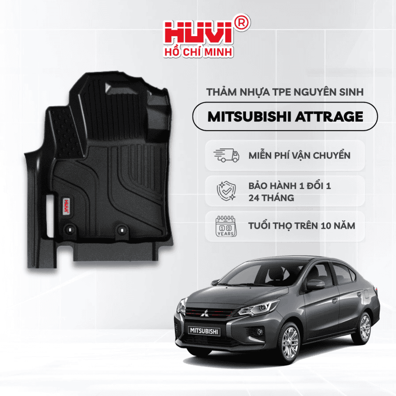 Thảm Lót Sàn Mitsubishi Attrage (2020+)