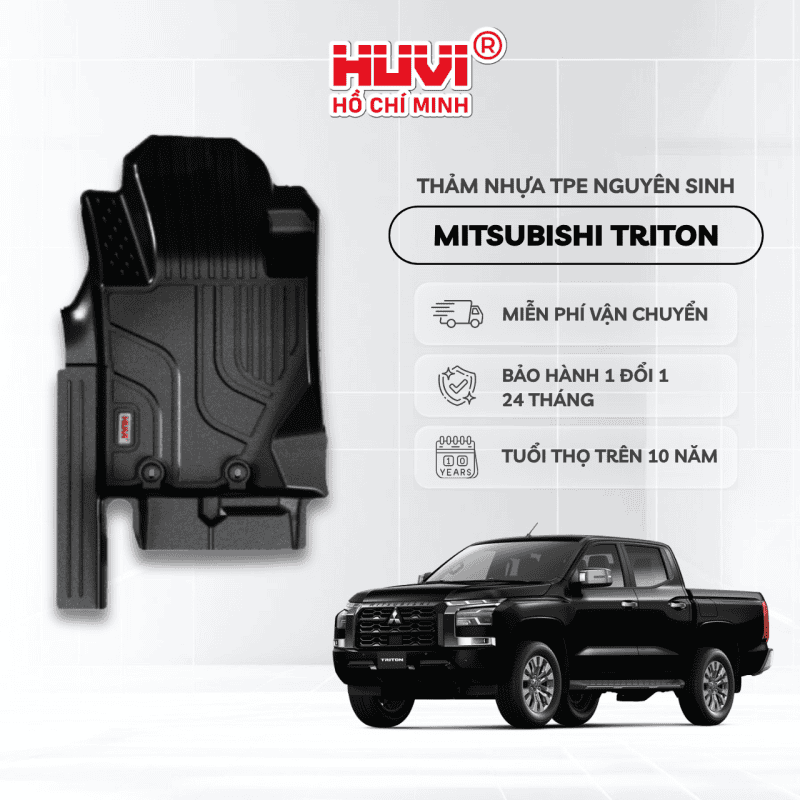 Thảm Lót Sàn Mitsubishi Triton (2024+)