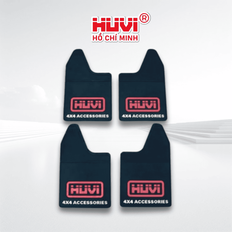 Tấm chắn bùn bán tải cao su logo đỏ