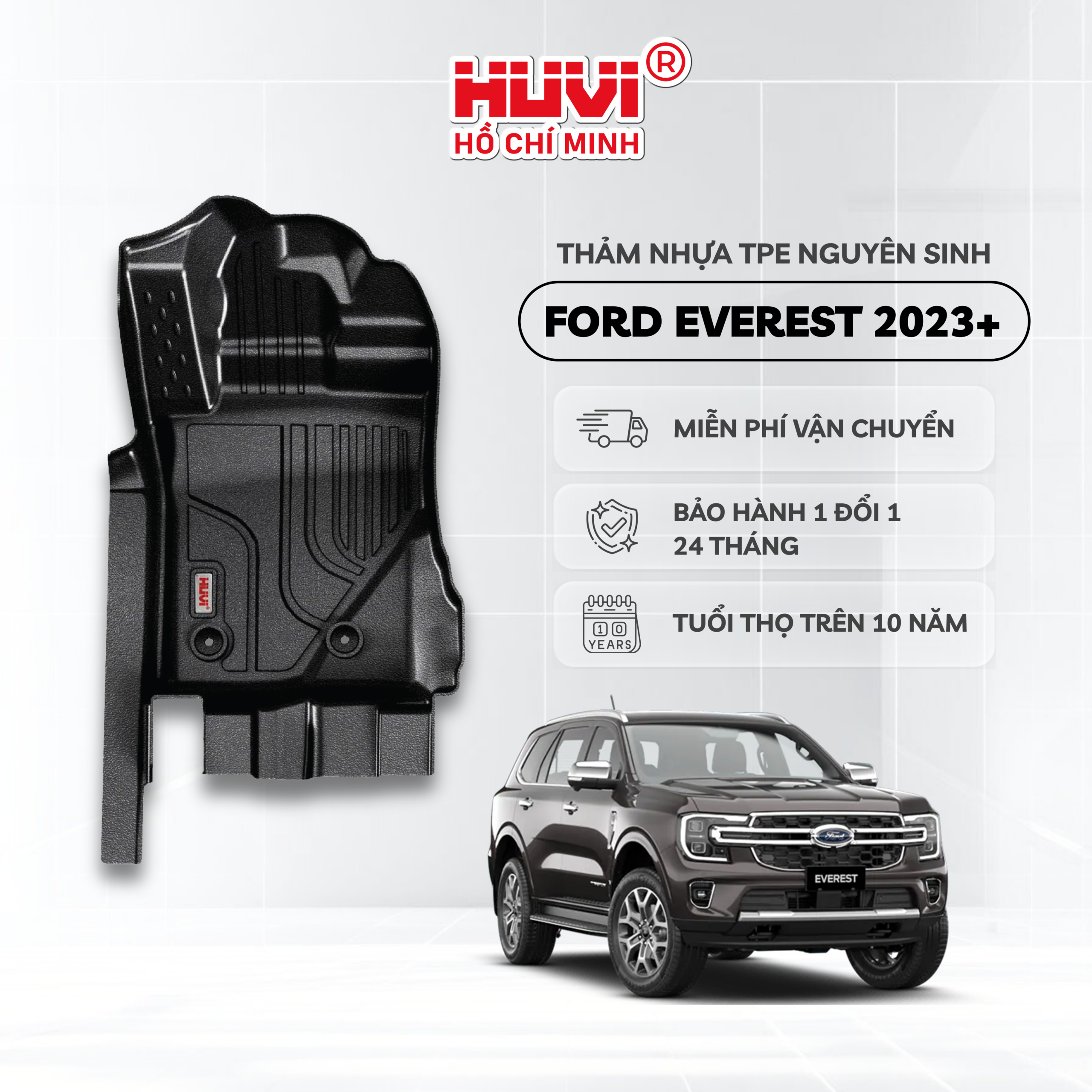 Thảm Lót Sàn Ford Everest (2023+)